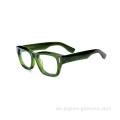 Neueste Unisex Custom Logo Full Rand Dicke Acetatgläser Rahmen Brillen Brillen